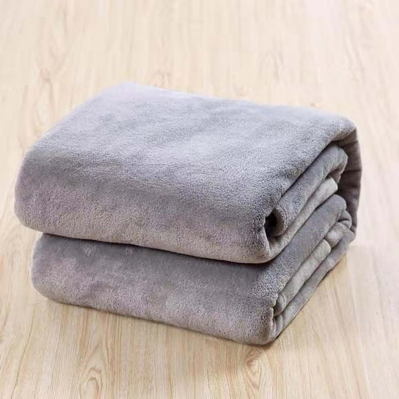 Yhsdtq, Extra Savings,Fuzzy Soft Cozy Throw Blanket, 120200CM Large Size, Lightweight Warm Fabric, for Bed Sofa, Travel Camping, Soft Texture, for Adults, Winter Use | Polyester, Gray