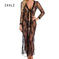 thumbnail image 1 of Conjunto de ropa interior sexy Traje de lencería de encaje Ropa sexy lavada a mano para adultos, Negro, XXL Methold XX000040-30, 1 of 7