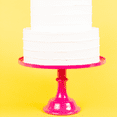 thumbnail image 3 of Bright Hot Pink Melamine Pedestal Cake Stand  11.5"x8", Durable, Lightweight, Dishwasher Safe, 3 of 8