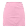 thumbnail image 4 of Lenpel Skorts for Women Soft Casual High Rise Athletic Tennis Skirts with Shorts Active Workout Skorts with Pockets, 4 of 5