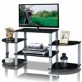 thumbnail image 1 of Costway 3-Cube Flat Screen TV Stand Entertainment Center Media Console Storage Shelves, 1 of 6