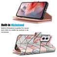 thumbnail image 4 of Njjex For Motorola Moto G Power 2024 5G Wallet Case, Moto G Power 5G 2024 Case, Njjex Luxury PU Leather [9 Card Slots Holder ] Carrying Folio Flip Cover [Detachable Magnetic Hard Case] -Marble, 4 of 6