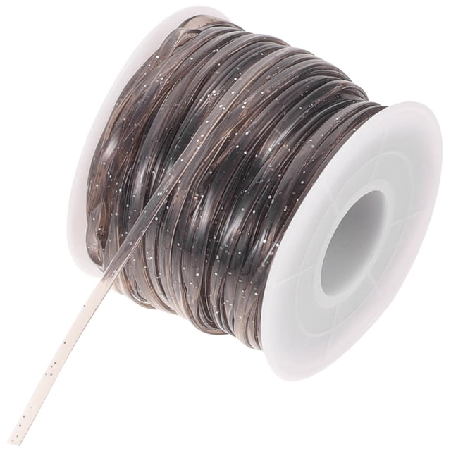 unbranded Cuerda Plana De PVC Durable Gris Oscuro Para Y Creación De Pulseras