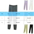 thumbnail image 4 of Loopsun Womens Pajama Long Pants Solid Elastic Waist Cuffed Ankle Loose Full Length Loungewear, 4 of 5