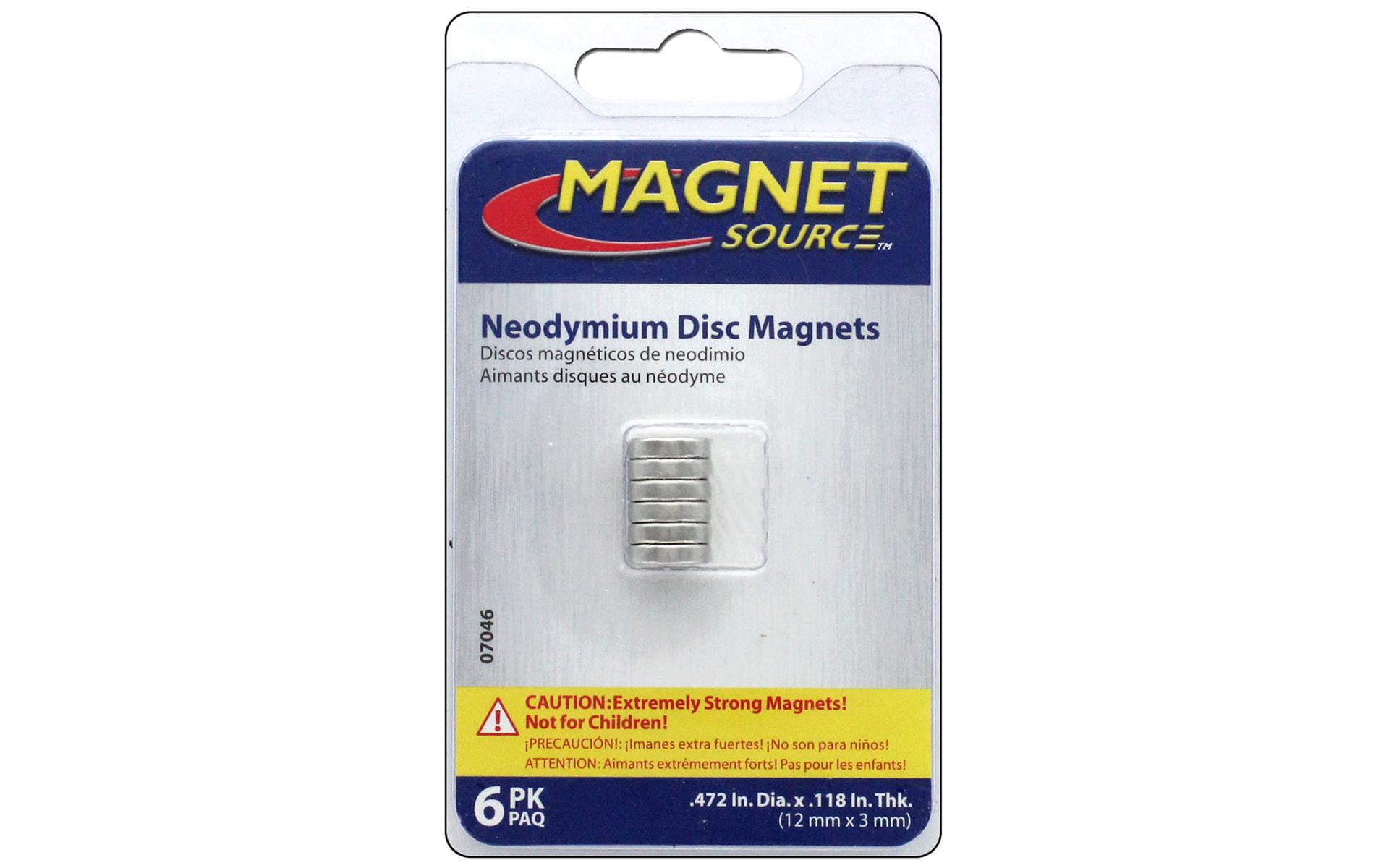The Source Neodymium Disc 1/2" 6Pc Walmart Canada