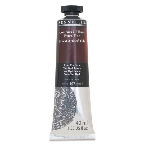 Sennelier Artists' Oil PaintsExtraFine 40 ml Tube Van Dyke Brown