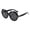 Black (Black), variant on PASTL Monaco Round Sunglasses Oversized Retro Fashion UV400 Tortoise, Brown