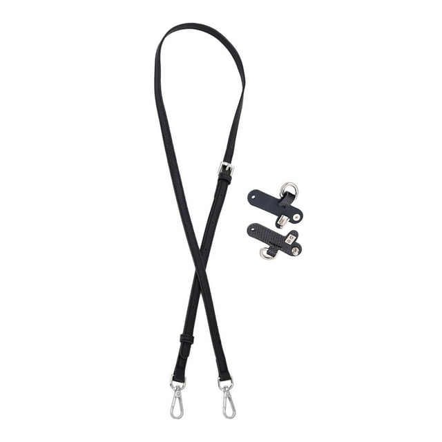 MERIGLARE Purse Strap Classic Adjustable Length Replacement Cross Body Strap for Briefcase Black Buckle