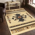 thumbnail image 2 of 4006 Cream 2 ft. 7 in. x 7 ft. 3 in. Southwest Area Rug, 2 of 5