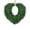 A, variant on Norfolk Pine Wreath for Front Door, Artificial Christmas Wreaths Heart-Shaped, Real Touch Faux Pine Needles Green Wreath for Walls Windows Porches Indoor Outdoor Home Decor