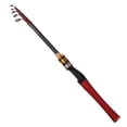 thumbnail image 1 of Caña Pescar para Baitcasting Telescópica 1 8 M/2 4 M Giratoria Carpa, 1 of 9