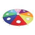 thumbnail image 4 of Kids Parachute Mole Game, Umbrella Parachute Mole Game Sturdy Handles  For Amusement Places, 4 of 8