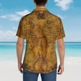 thumbnail image 6 of Bixox Men's Hawaiian Shirts Men's Vintage Map Print Short-Sleeve Shirt-X-Large, 6 of 8