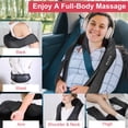 thumbnail image 2 of Neck Massager with Heat, iMounTEK Electric Neck and Back Massager with Infrared Light Heating 3 Intensity Levels Deep Kneading 3D Shiatsu Massage Pillow for Home Car Office, Black, 2 of 8