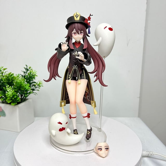 Figura DE ACCIÓN DE Genshin Impact Klee, Caballero Hibana de 17cm, Ganyu/Keqing/Paimon, Yae Miko/Hu Tao, modelo de muñeca, Juguetes Gong Bohan LED