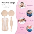 thumbnail image 3 of Emballage d'Huile de Ricin, Trousse d'Emballage d'Huile de Ricin pour la Taille, le Cou, la Poitrine, Trousse d'Emballage d'Huile de Ricin Réutilisable à Conception en U pour Soulager la Taille, le Cou, la Poitrine, 3 of 7