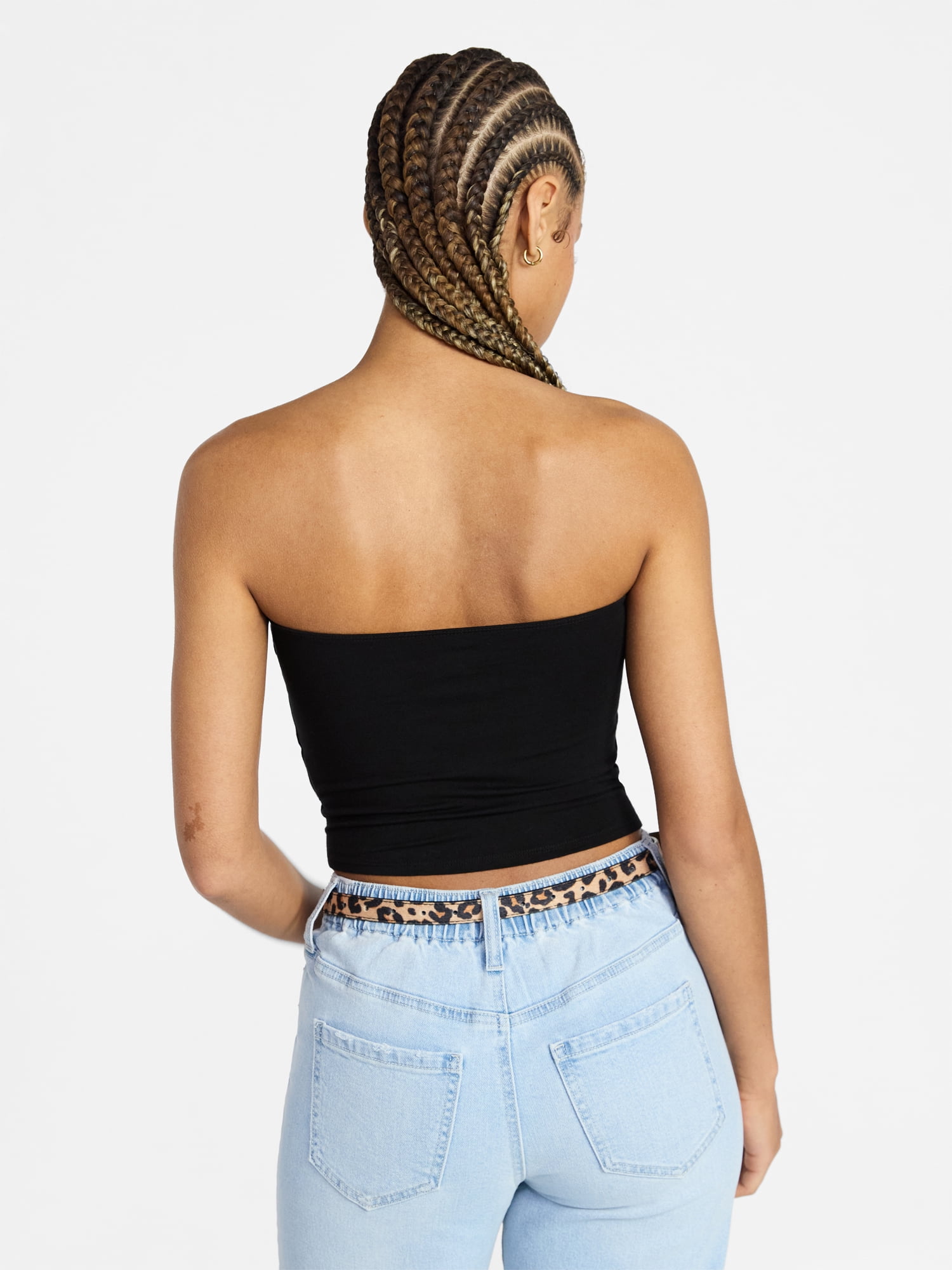 No Boundaries Cropped Tube Top, Women's XXS-XXL