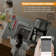 thumbnail image 4 of SEA801-ZIGBEE Radiateur Chauffant Intelligent Thermostat Compatible avec Amazon Alexa Google Radiateur Thermostatique Programmable Domestique Contrôleur de Température Valv Fonctionne avec Récepteur Sans Fil TYGWZW-01N, 4 of 8