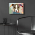 thumbnail image 5 of Epic Art 'Whippet' by Lanre Adefioyue, Acrylic Glass Wall Art, 16"x12", 5 of 8