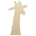 thumbnail image 1 of Giraffe Head Solid Wood Shape Unfinished Piece Cutout Craft DIY Projects - 4.70 Inch Size - 1/4 Inch Thick, 1 of 7