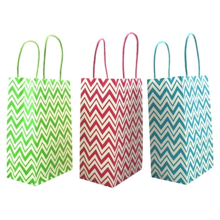 UPC: 0886946421051 | 5.25 x 8.5 Bright Chevron Bag Value Pack By Celebrate It™