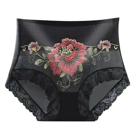 Kcodviy Womens Lace Underwear Plus Size Panties Sheer Hipster Panty For Ladies Shorts Underwear for Women Absorbent Underwear Women Ladies Panties Size 9 Japanese Bikini Panties Nylon Bikini Pant