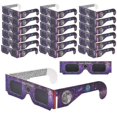 thumbnail image 2 of 20pcs Solar Eclipse Glasses Filter Harmful Light Eyes Protection Paper Frame Glasses For Solar Eclip, 2 of 4