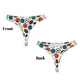 thumbnail image 3 of Balery Color Balls Tangas de Algodón para Mujer con Estampado – Ropa Interior Sexy, Transpirable, G-string-X-Large, 3 of 6