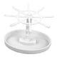thumbnail image 4 of Exhibidor de llaveros, organizador de joyas, soporte multifuncional giratorio de 360 degree para joyas, soporte para collares con colgantes y colgantes. Blanco 1 Nivel, 4 of 8