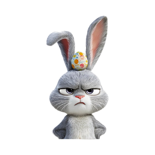 TIELUTT Easter Holiday Wall Stickers Rabbit & Egg Design Self for Bedroom Living Room & Party Huge Sticker Pack Swimming Pool Photography Baby Monthly Lunchbox Stickers for Kids Is This Your Sticker