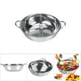 thumbnail image 1 of Two Flavor Hot Pot, With Hollow Handle Hot Pot,   Thicken For Kitchen Induction Cooker, 1 of 6