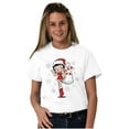 thumbnail image 5 of Cute Betty Boop Christmas Holiday Women's Graphic T Shirt Tees Brisco Brands S, 5 of 5