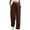 02-Brown, variant on Women’s Jogger Sweatpants Solid Colour Workout Sweatpants with Pockets Wide Leg Cargo Trousers Baggy Jogging Joggers High Waisted Tracksuit Bottoms Casual Lounge Active Pants