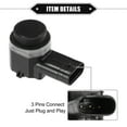 thumbnail image 5 of PDC Reverse Parking Assist Sensor Compatible for Nissan NV200 Black Rear Bumper Parking Assist Sensor, 5 of 6