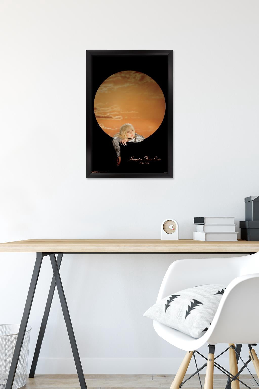 Billie Eilish - Moon Wall Poster, 14.725" x 22.375" Framed