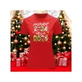 thumbnail image 1 of Playera Blusa Con Estampado De Goodbye 2024 Hello 2025 Fin De Año Año Nuevo Color Rojo Talla Chica Marca Emil SaEs, 1 of 4
