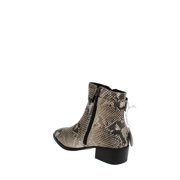 Steve Madden Steven Women's Ringer Round-Toe Ankle, Natural Multi, Size 6.5