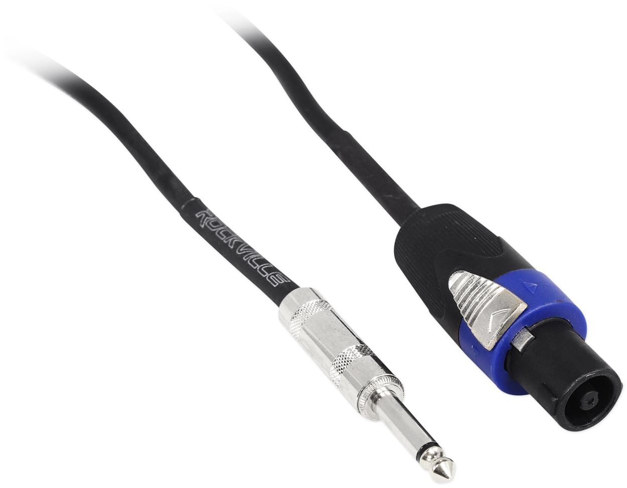 2 Rockville RCTS1425 25' 14 AWG 1/4" TS to Speakon Pro Speaker Cable 100% Copper
