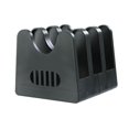 thumbnail image 4 of Black Plastic Pot Lid Organizer for Cabinet, Space-Saving Lid Holder for Pans and Pots, 13x13cm, 4 of 9