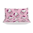 thumbnail image 3 of Hello Kitty 3-Piece Comforter Set for Bedroom, Hello Kitty Bedding Set for Kids Adults, Soft Microfiber Duvet Cover Set with Zipper Closure, 1 Duvet Cover + 2 Pillow Covers, 3 of 8