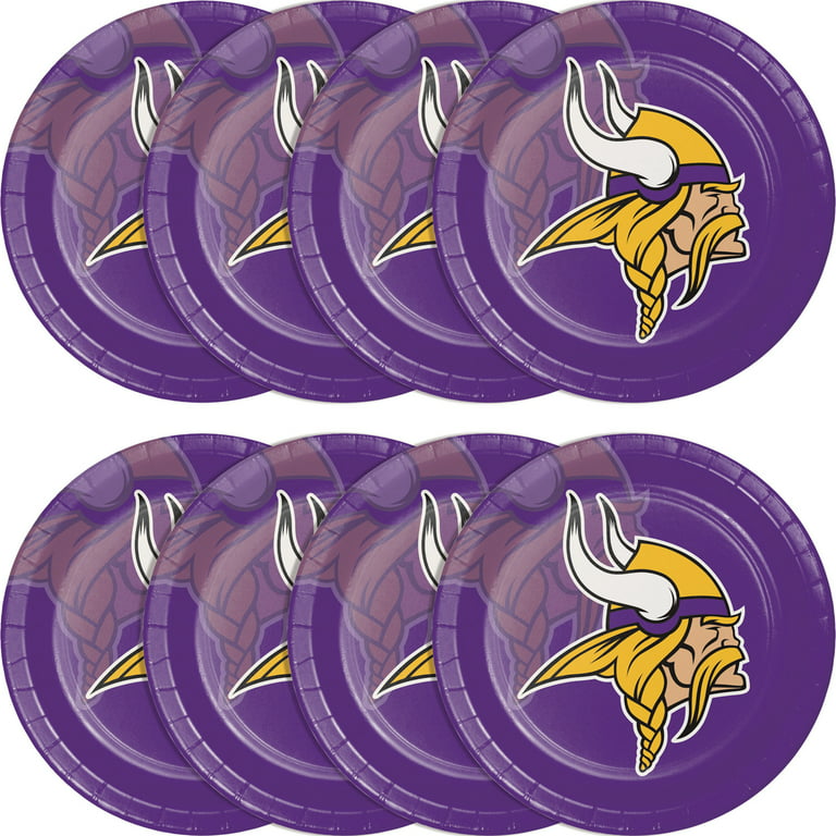 24ct Minnesota Vikings Football Paper Plates
