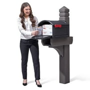 Step2 Lakewood Extra Large T4 Mailbox with Post Kit and Magnetic Closure