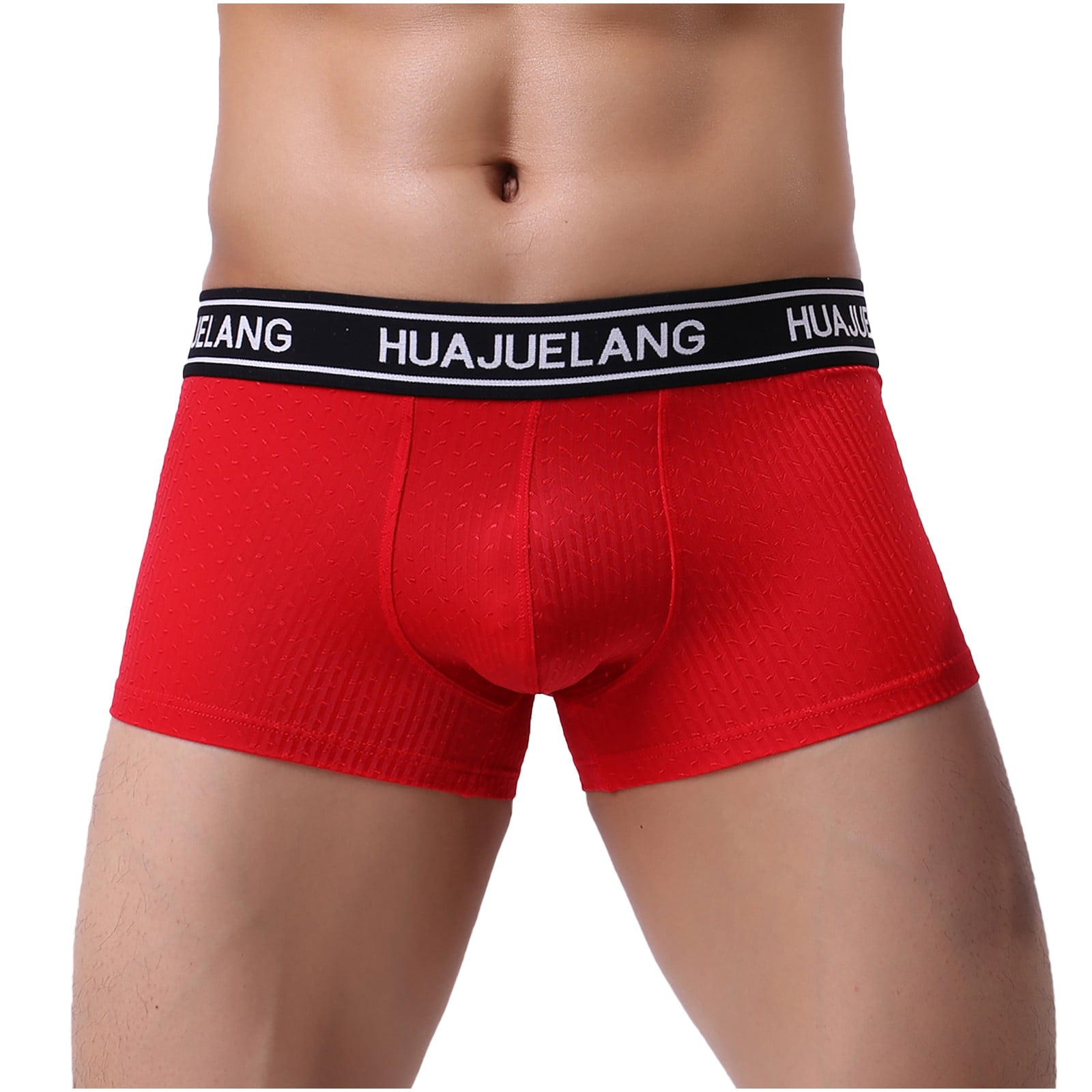 10PCS/SET Mens Boxer Shorts Super Breathable Boxer Silk Fiber Trunks U  Convex Pouch Boxer Shorts Cozy Mens Underwear Ropa Interior