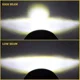 thumbnail image 3 of Par 7'' Faro H4 Ojo De Angel Rgb Drl Para Auto Moto Wrangler, 3 of 8