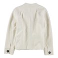 thumbnail image 2 of Alfani Blouson Bomber Uni pour Femmes, Blanc Cassé, Très Grand, 2 of 2