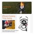 thumbnail image 4 of 10 Qt Propane Fish Fryer Kit, Aluminum Outdoor Deep Fryer for Seafood & Wings, with Thermometer & Basket, 54,000 BTU Burner, Backyard Cooking, 4 of 5