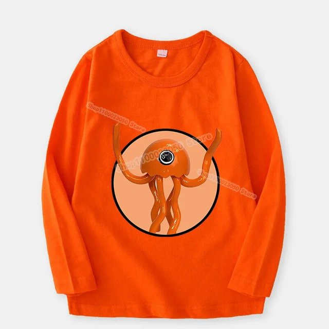 Camiseta de manga larga de Garten of Banban para niños, camisetas de algodón con figuras de juego, Tops de Anime de dibujos animados bonitos, ropa de bebé para niño y niña, otoño