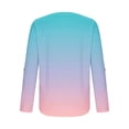 thumbnail image 6 of Long Sleeve Shirts For Women Casual Oversized Sweatshirt&nbsp;Zip Up Long Sweaters Cardigans Crewneck Sweatshirt Long Sleeve Blouses My Items, 6 of 6