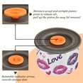 thumbnail image 4 of Purple Lips Heart Airtight Coffee Bean Canister 30oz Food Storage Containers with Lids For Gournd, Tea, Sugar, Flour, Rice, Cereal, Candy Cookie Jar, 4 of 8