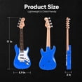 thumbnail image 5 of 17 Inch Electric Guitar Toy for Kids Age 3-12, 4 String Musical Instrument with Strap, Red Portable Learner Playset for Boys Girls, 5 of 8